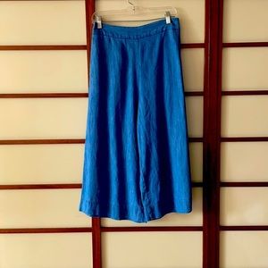 Madewell lightweight wide leg cropped jeans  / M